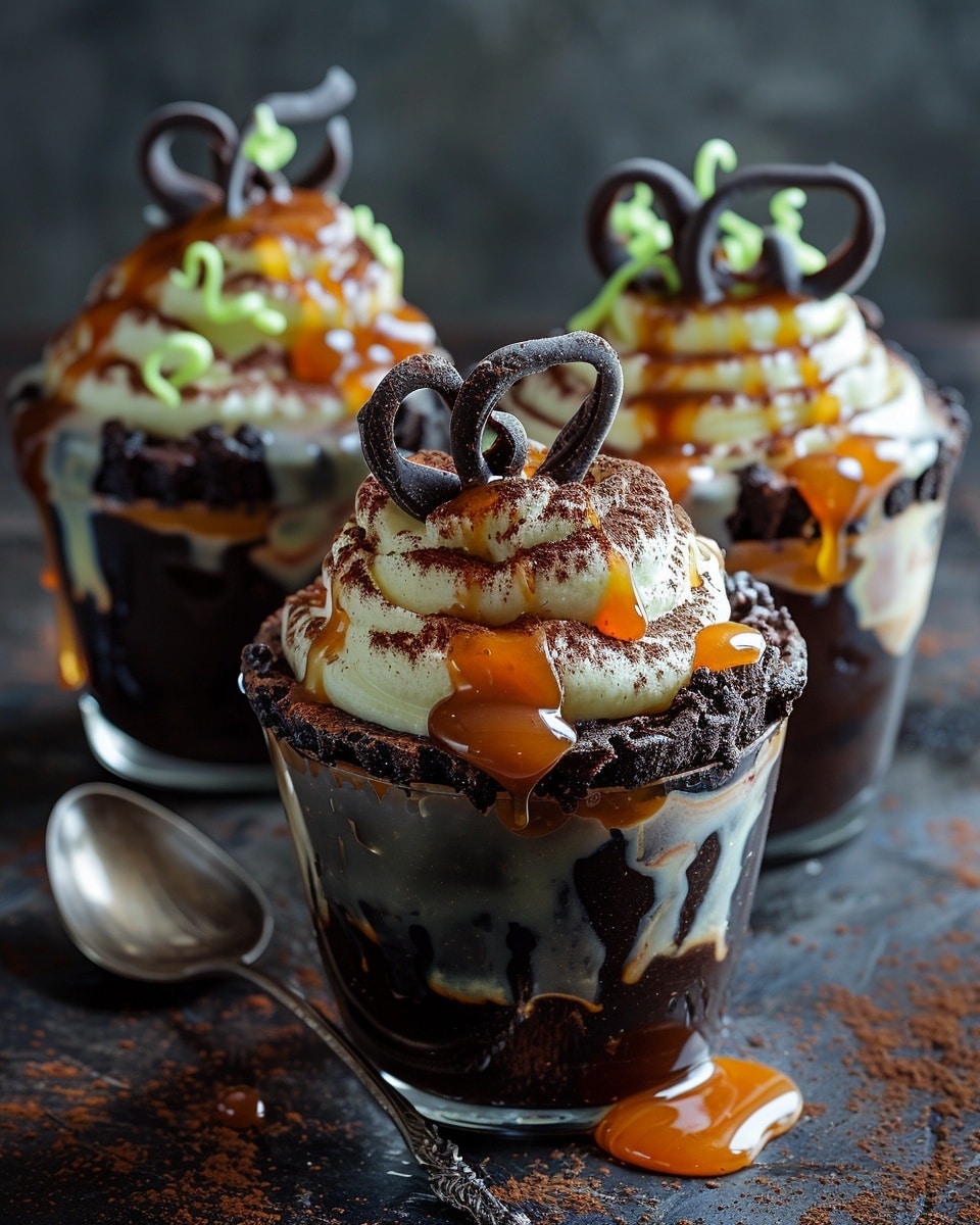 Witch’s Cauldron Pudding Cups