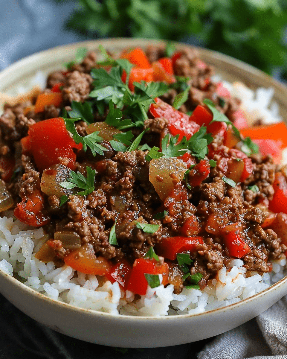 One-Pot Stuffed Pepper Casserole