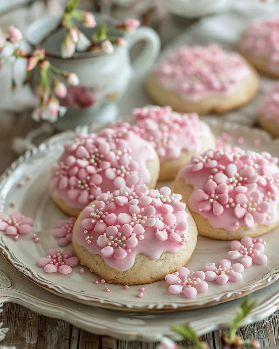 Cherry Blossom Cookies