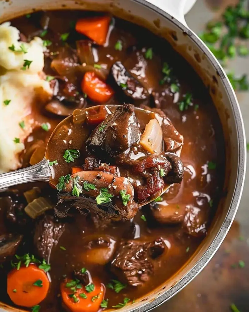 Slow Cooker Beef Bourguignon