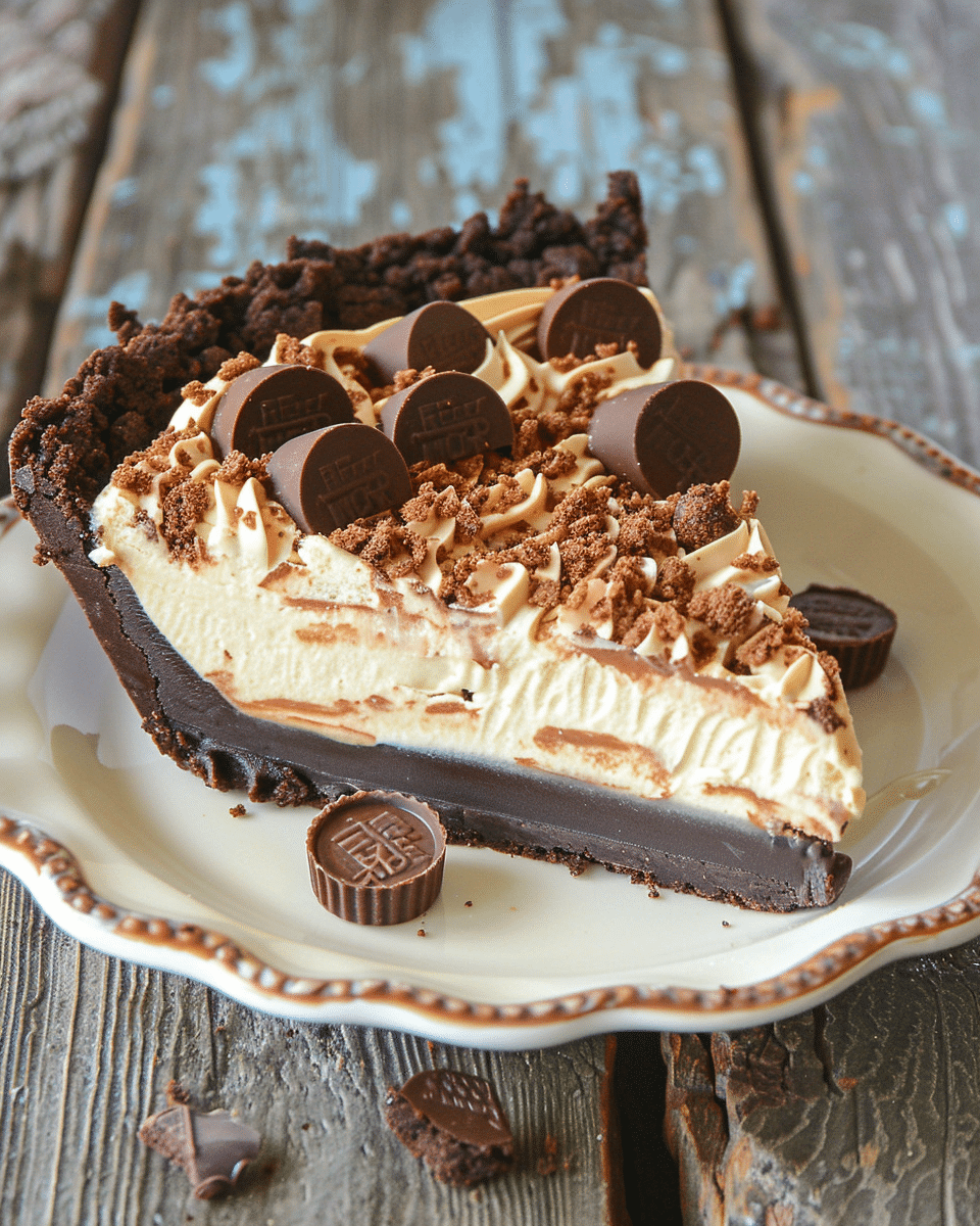 Giant Reese’s Peanut Butter Cup Pie
