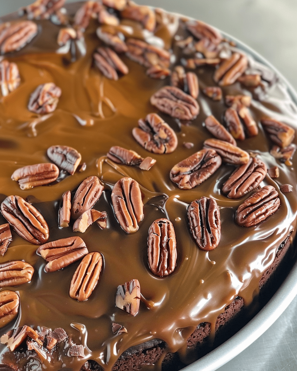 Chocolate Turtle Cake