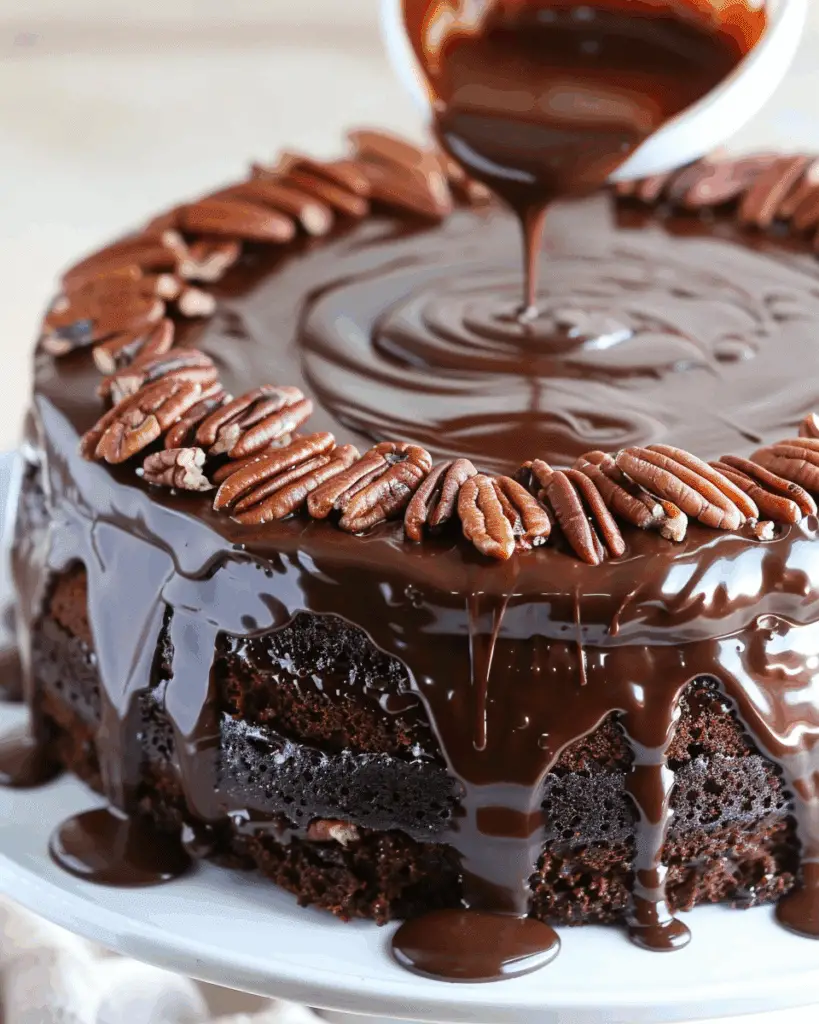Chocolate Turtle Cake