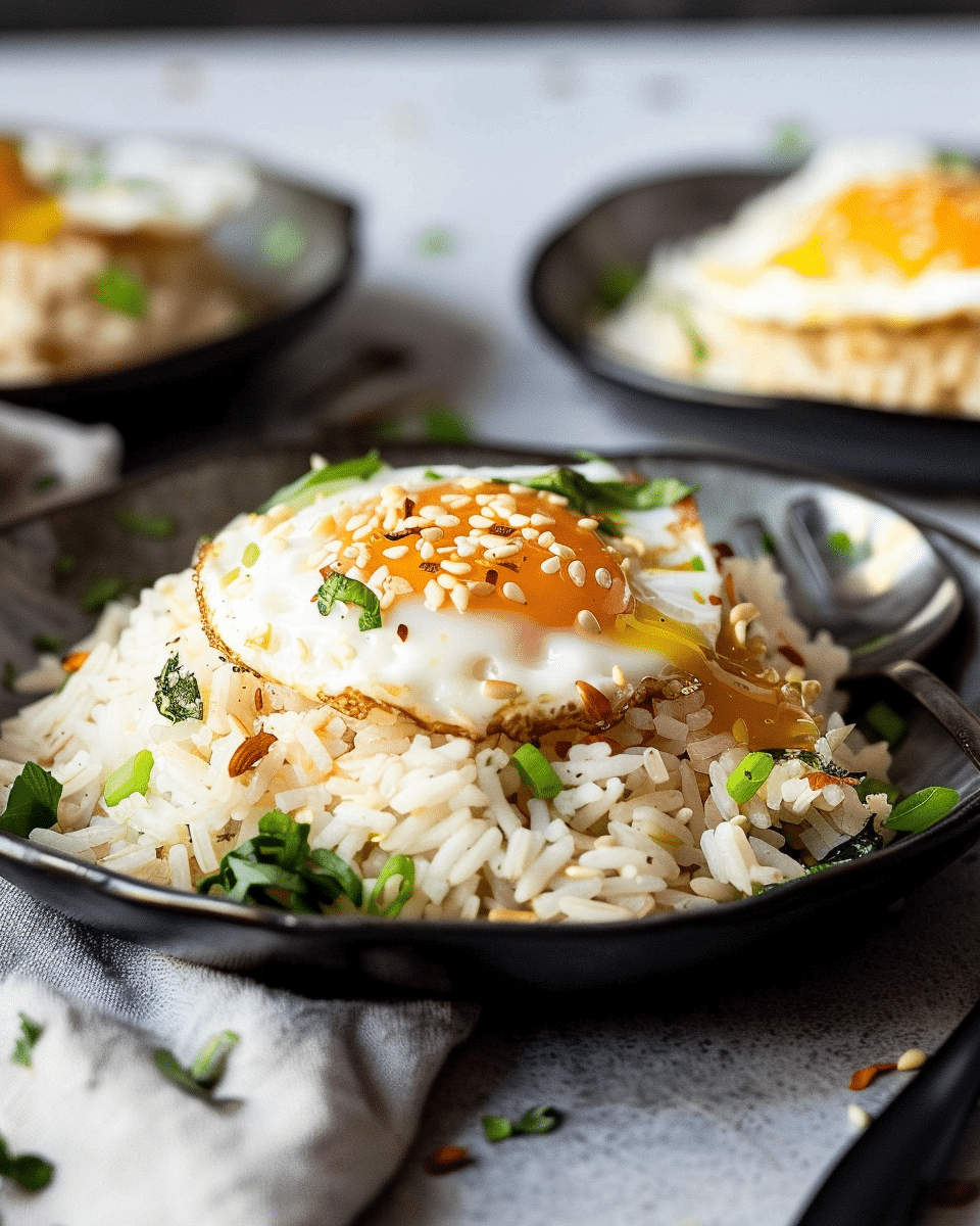 Garlic Rice With Fried Egg
