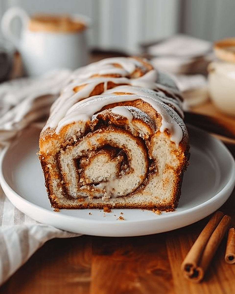 Cinnamon Roll Loaf Bread