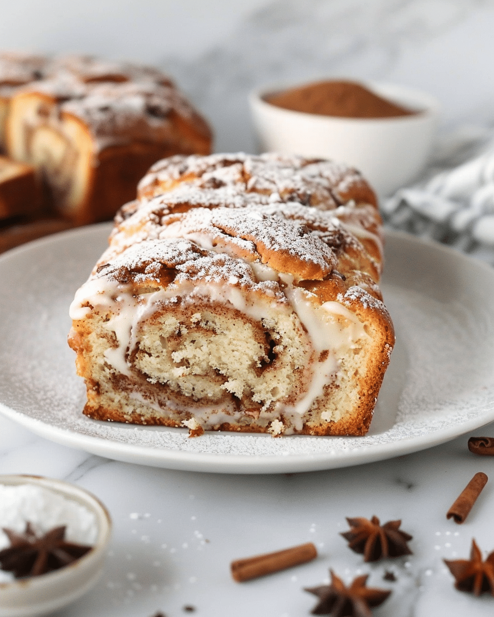 Cinnamon Roll Loaf Bread