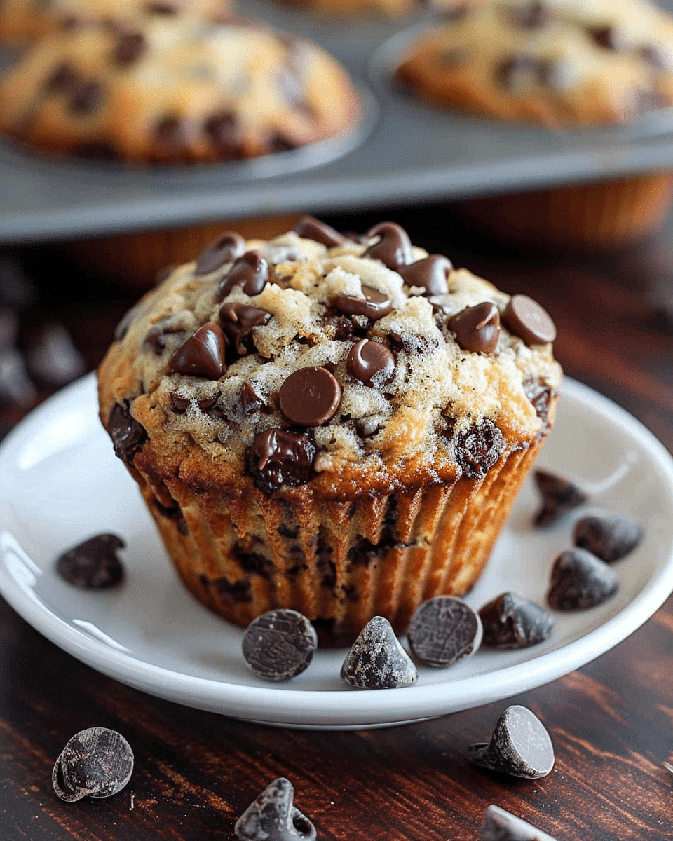 Amazing Chocolate Chip Banana Muffins: A 1-Bowl Wonder