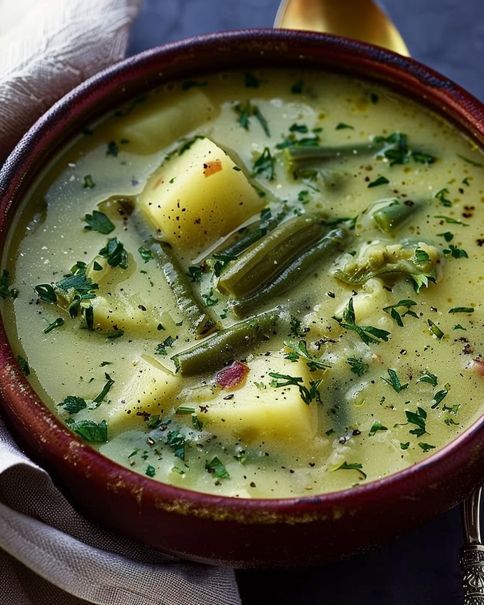 Creamy Green Bean and Potato Soup