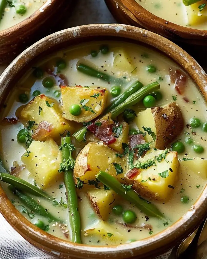 Creamy Green Bean and Potato Soup