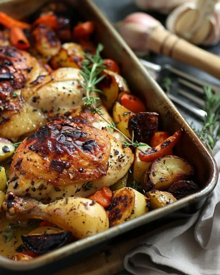 Roasted Garlic Chicken and Vegetables