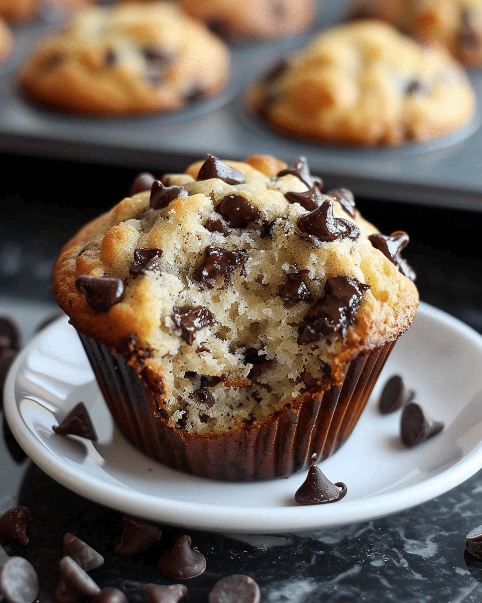 Amazing Chocolate Chip Banana Muffins: A 1-Bowl Wonder