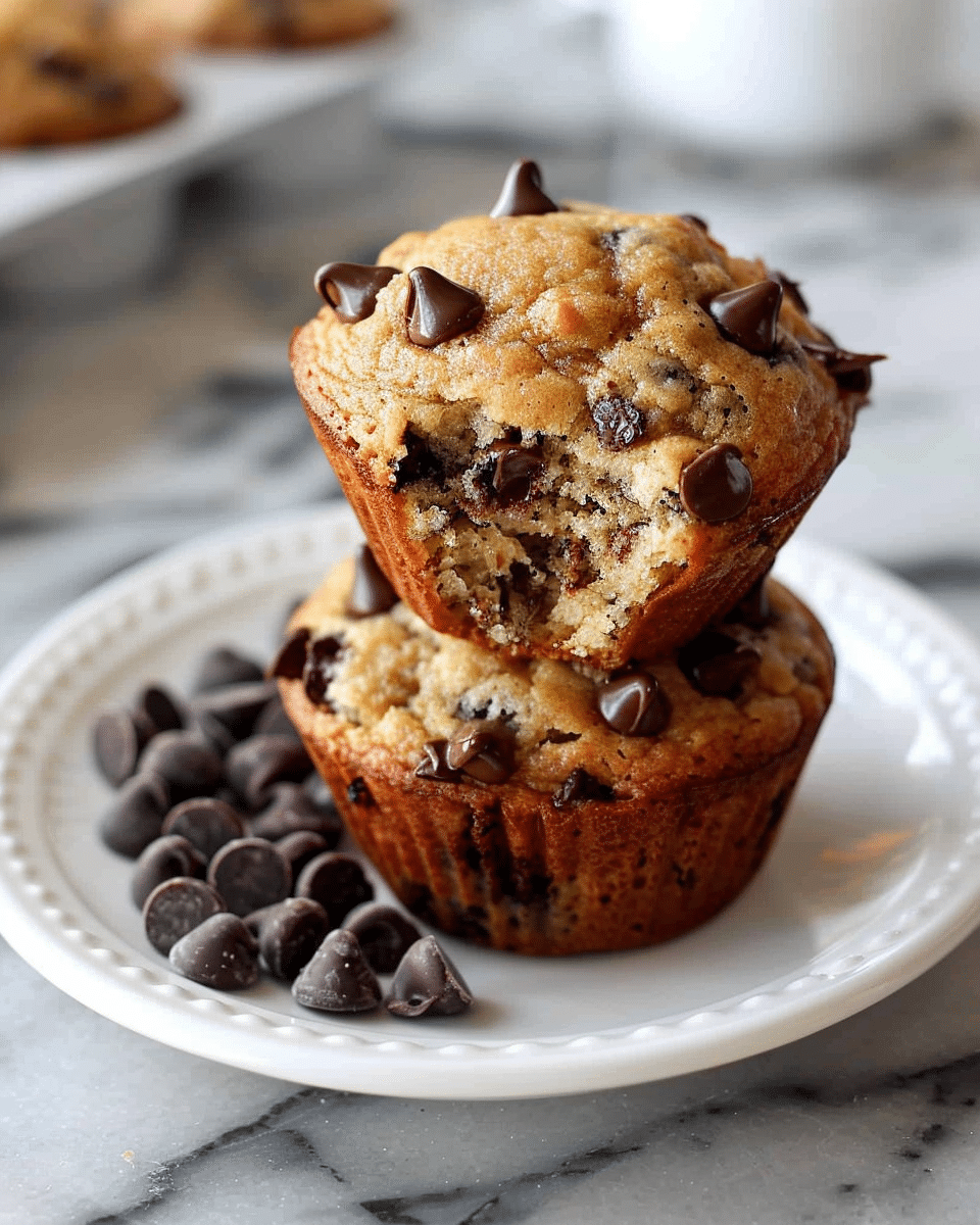 Amazing Chocolate Chip Banana Muffins: A 1-Bowl Wonder