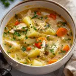 Comforting Chicken Soup with Potatoes Recipe