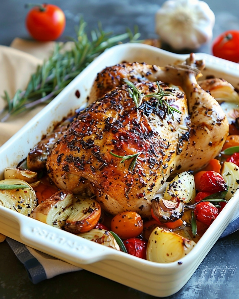 Roasted Garlic Chicken and Vegetables