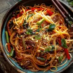 Sweet & Spicy Garlic Noodle Stir-Fry