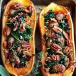 Sausage Stuffed Butternut Squash