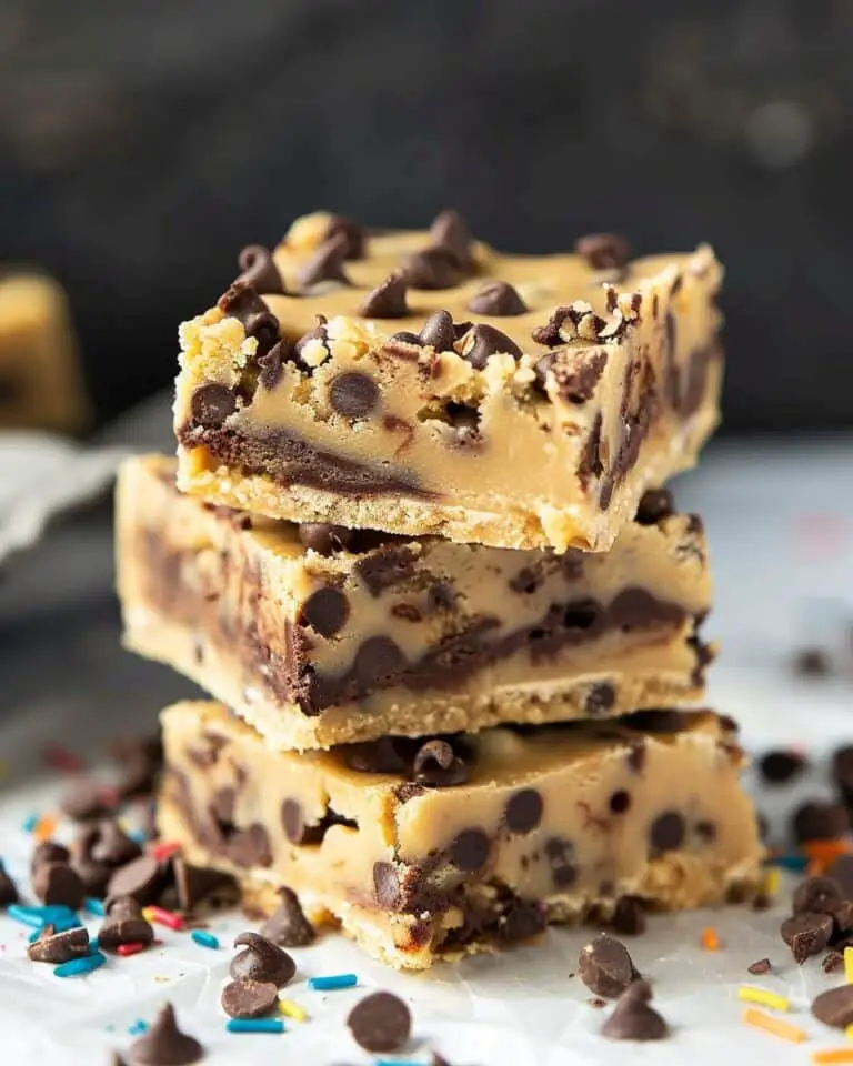 Chocolate Chip Cookie Dough Bars