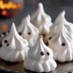 Ghostly Meringue Cookies