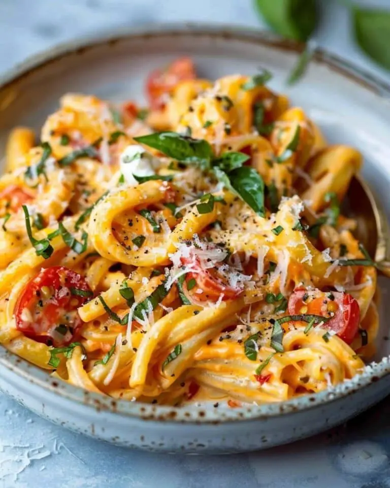 Creamy Garlic Tomato Pasta