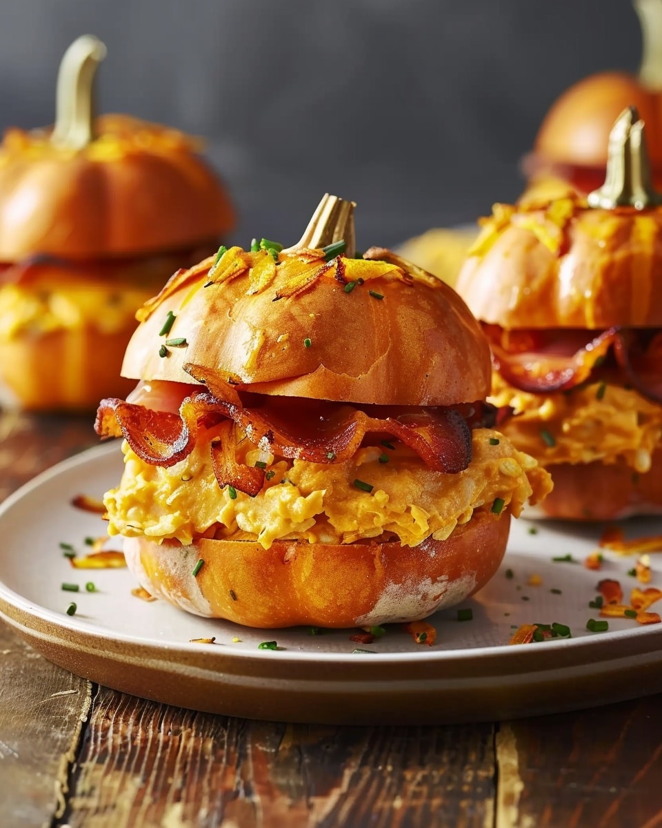 Pumpkin-Shaped Sliders
