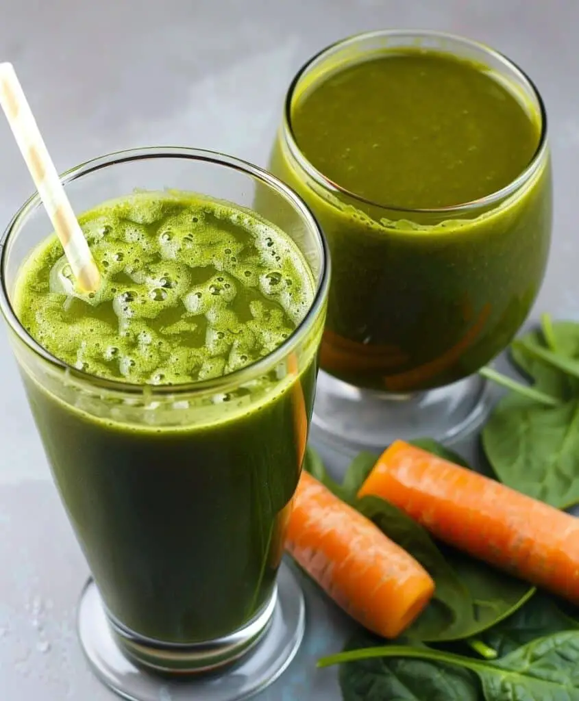 Carrot Spinach Juice Recipe