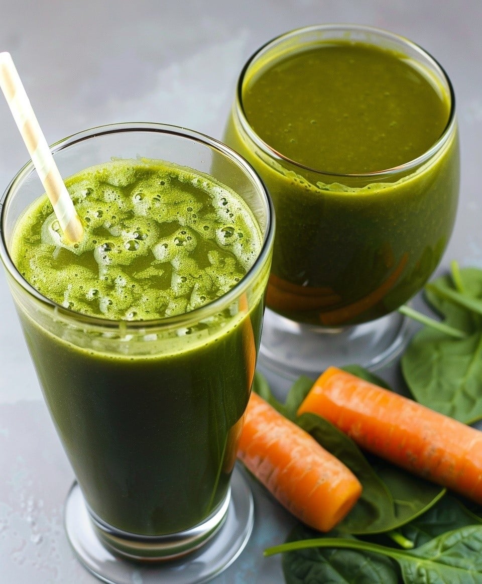 Carrot Spinach Juice Recipe
