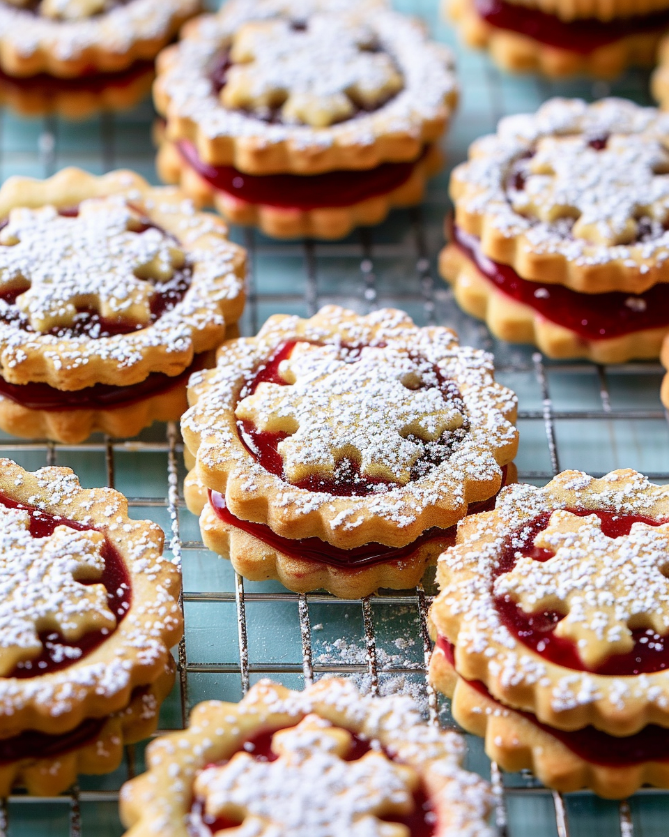 Linzer Cookies 5 Linzer Cookies