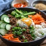 Quick & Easy Korean Ground Beef Bowl