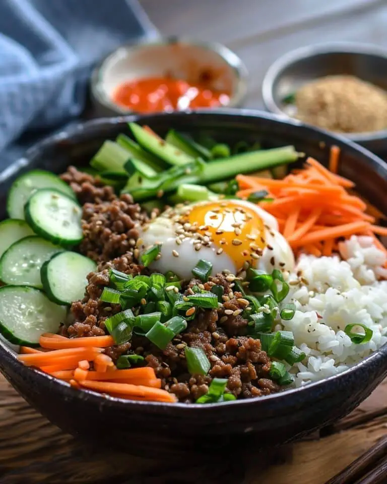 Quick & Easy Korean Ground Beef Bowl