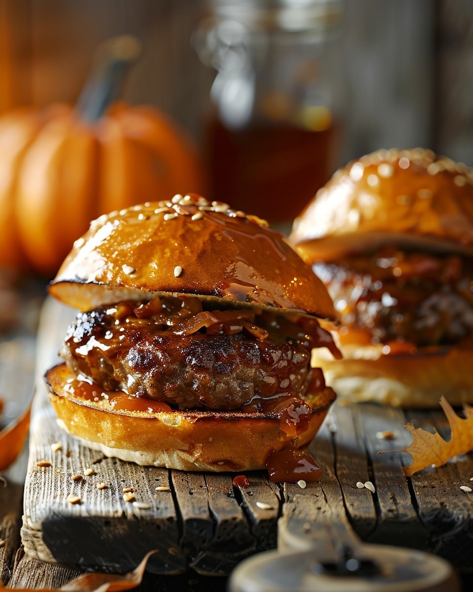 Pumpkin-Shaped Sliders