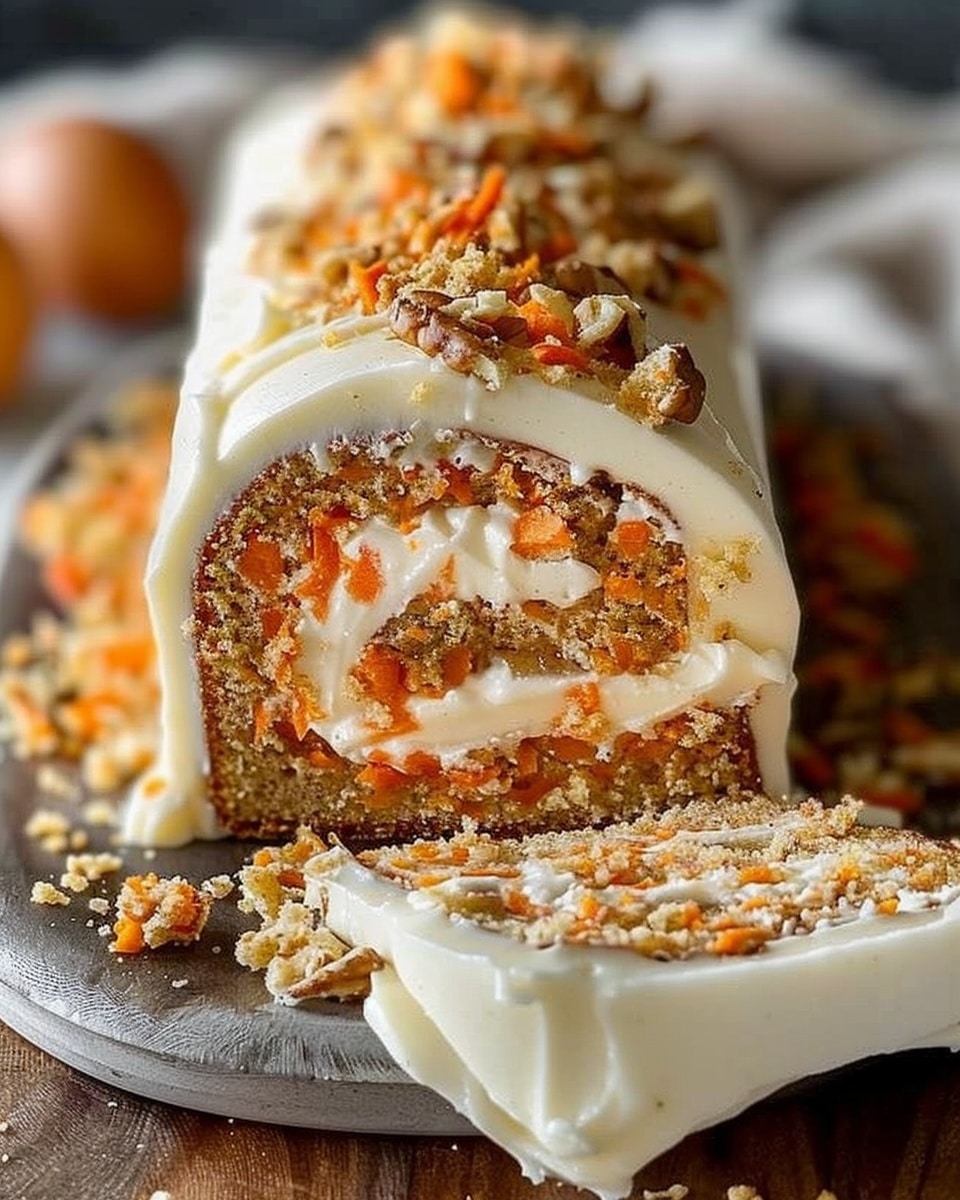 Keto Carrot Cake Roll