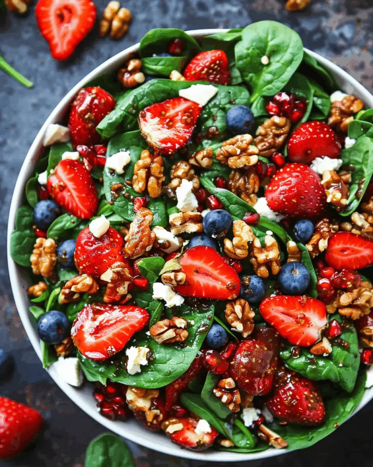 Strawberry Spinach Salad