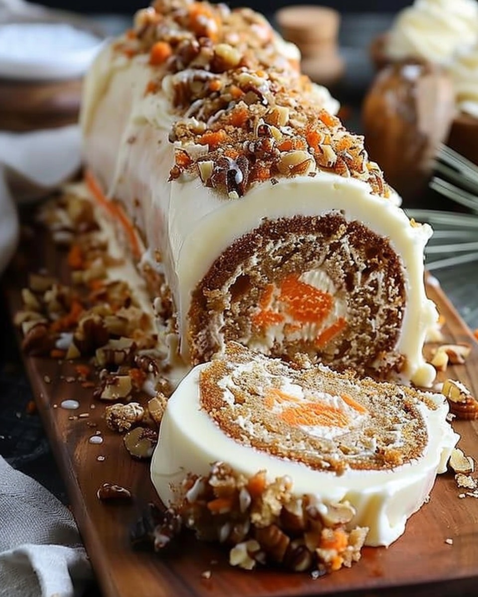 Keto Carrot Cake Roll
