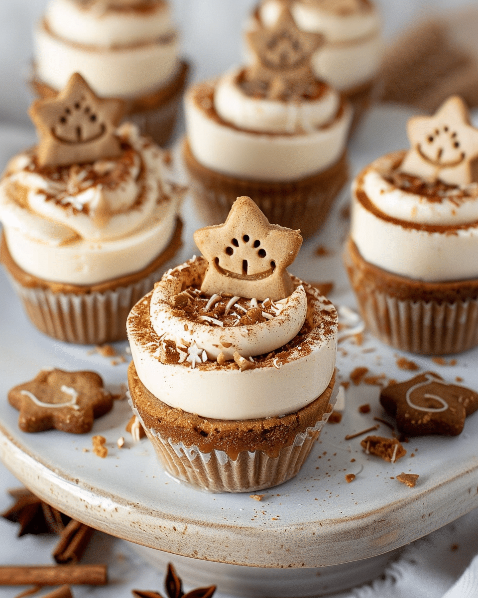 No-Bake Gingerbread Cheesecake Cups