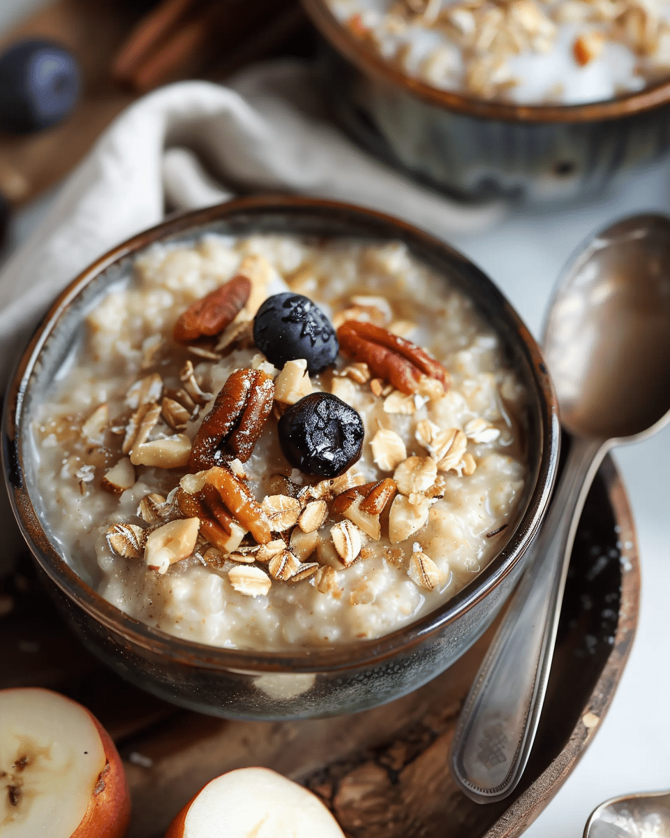 Old Fashioned Oatmeal Pudding