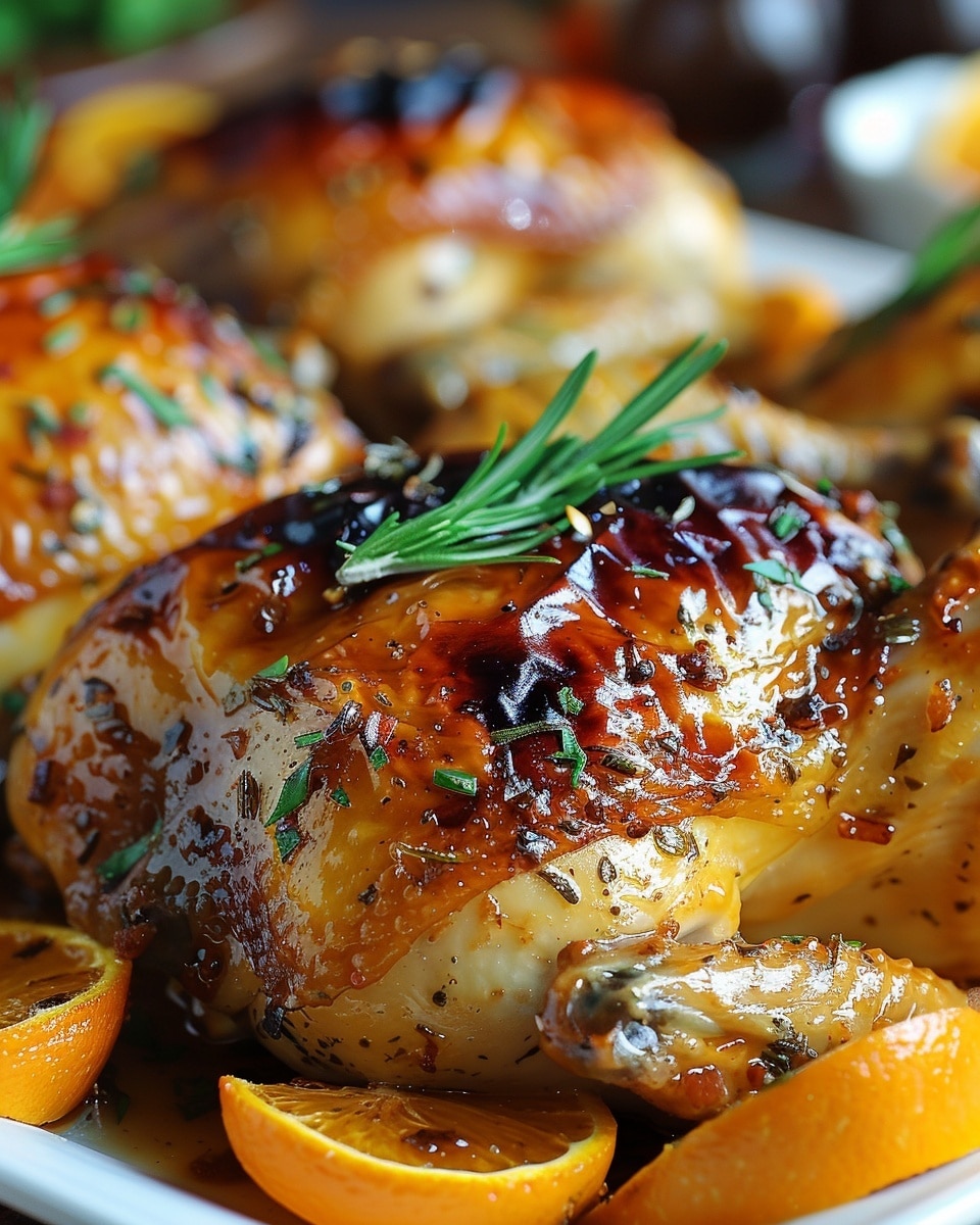 Sweet and Savory Roasted Orange Chicken Recipe