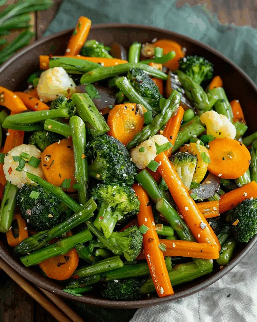 Steamed Vegetable Medley