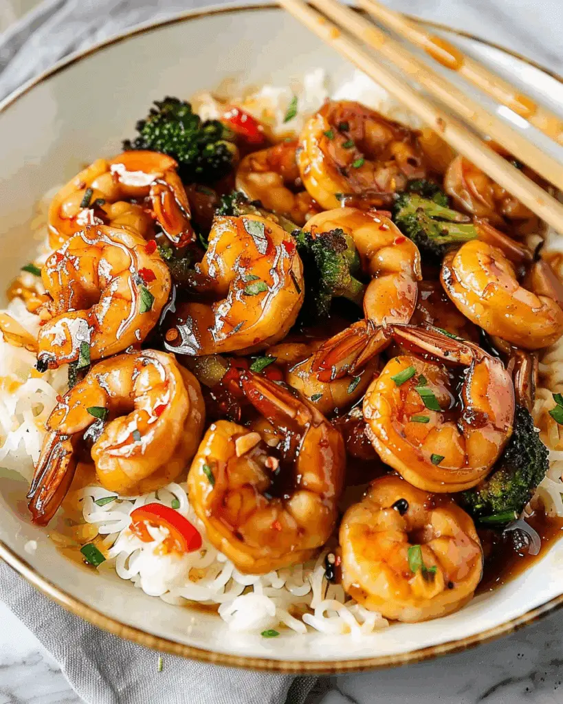 Honey Garlic Shrimp Stir-Fry