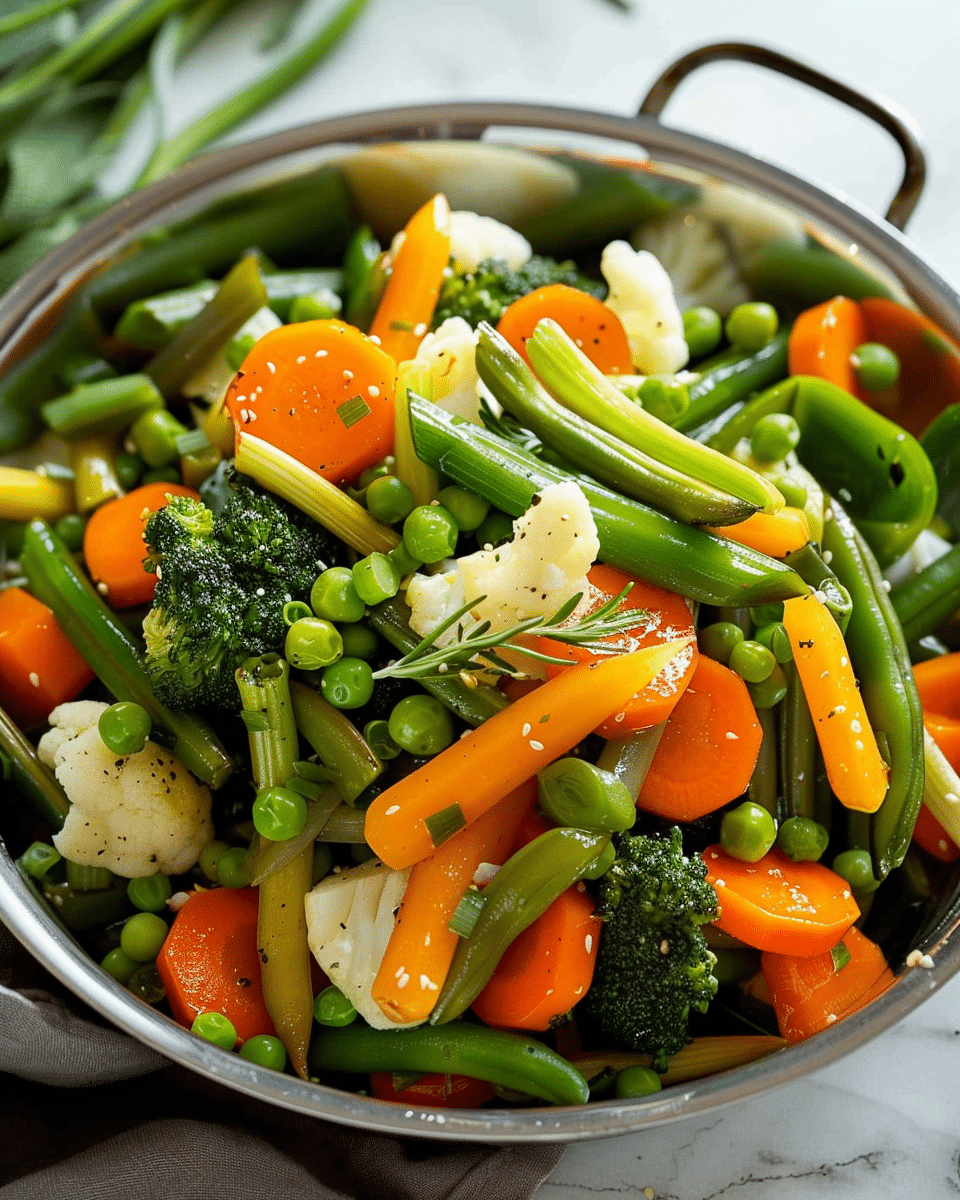 Steamed Vegetable Medley
