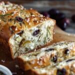 Greek Cheese Bread with Kalamata Olives
