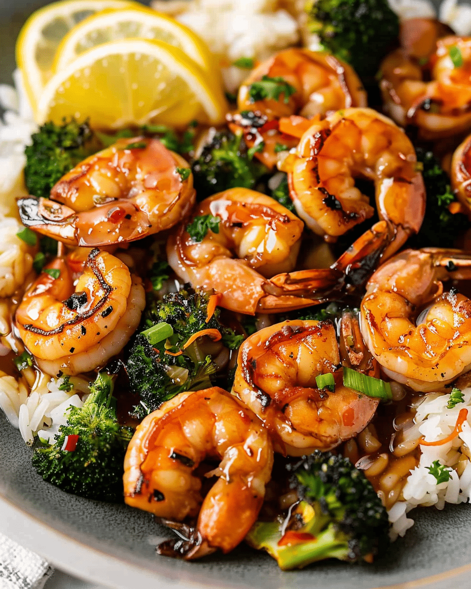Honey Garlic Shrimp Stir-Fry