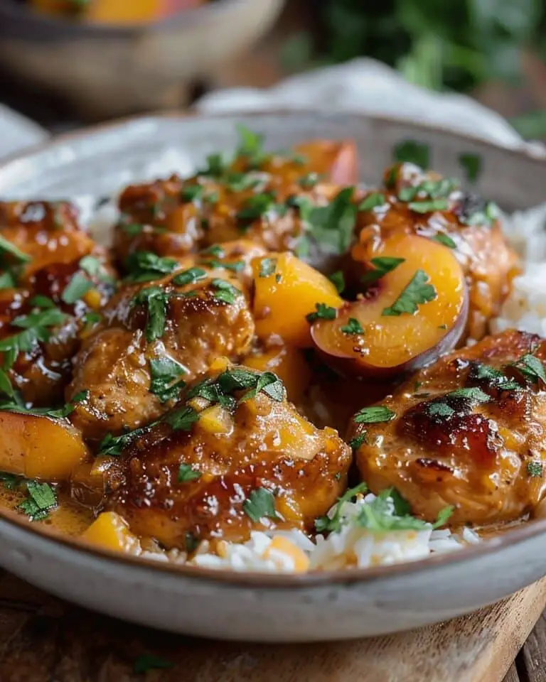 Coconut Peach Chicken Recipe