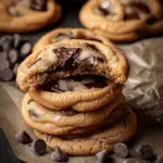 Nutella-Stuffed Chocolate Chip Cookies