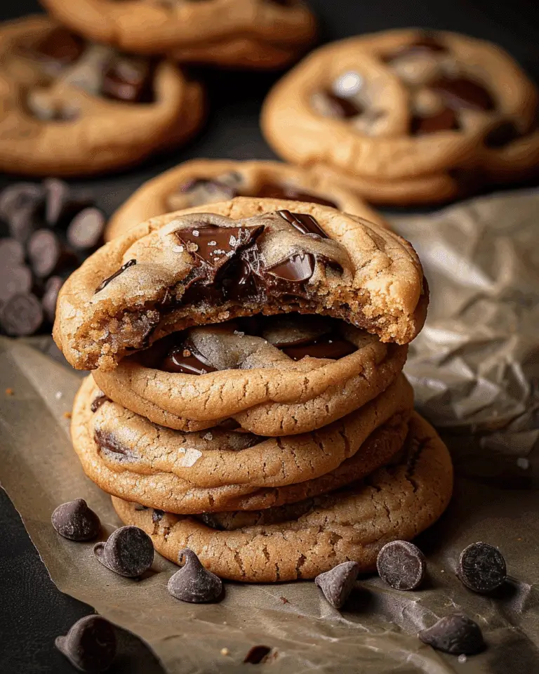 Nutella-Stuffed Chocolate Chip Cookies