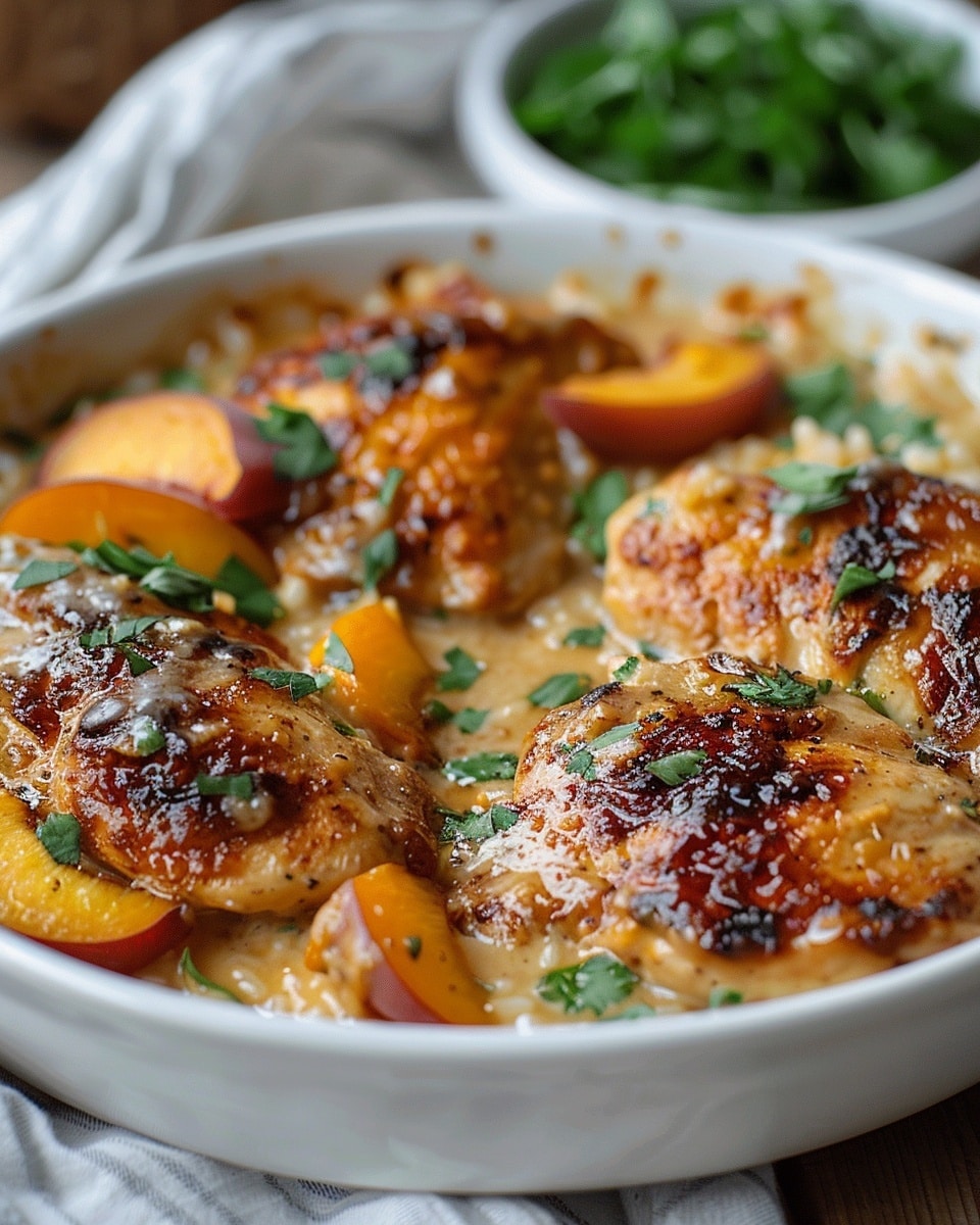 Coconut Peach Chicken Recipe