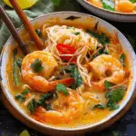 Thai Shrimp Coconut Noodle Soup