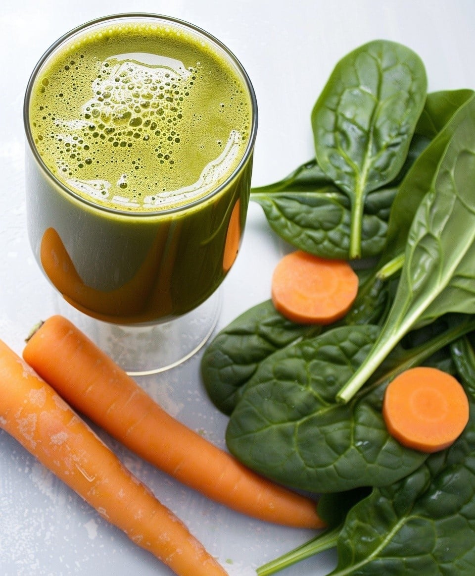 Carrot Spinach Juice Recipe