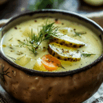 Creamy Dill Pickle Soup