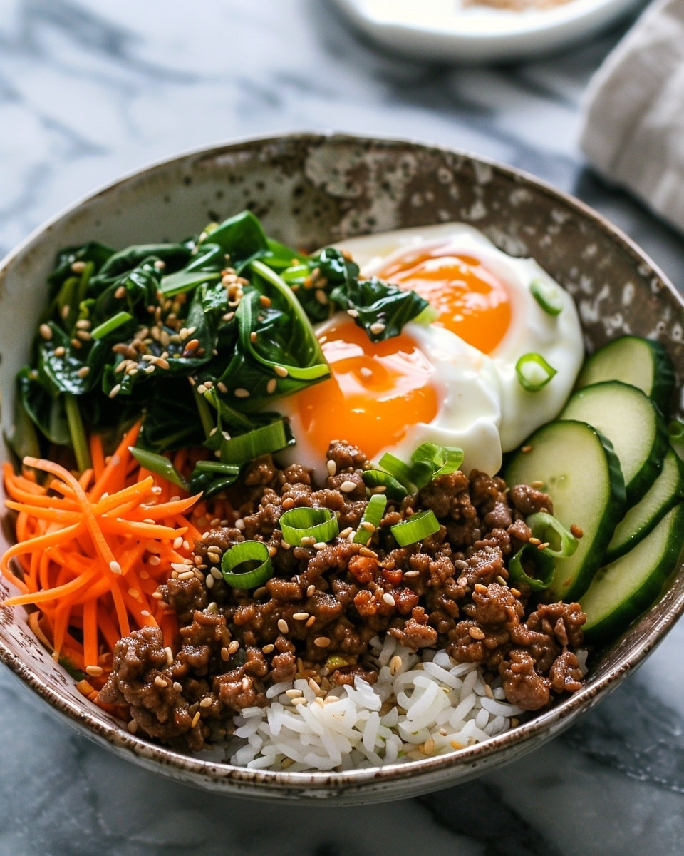 Quick & Easy Korean Ground Beef Bowl