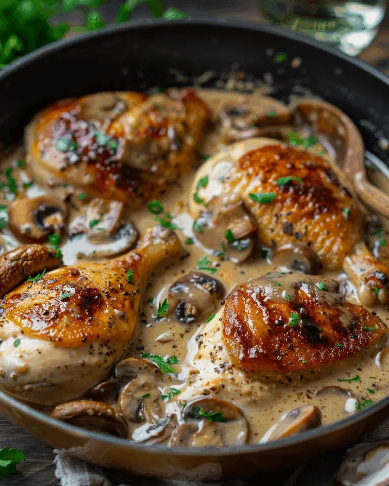 20-Minute Creamy Mushroom Chicken